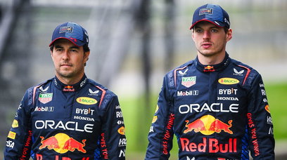Verstappen Perez shakedown