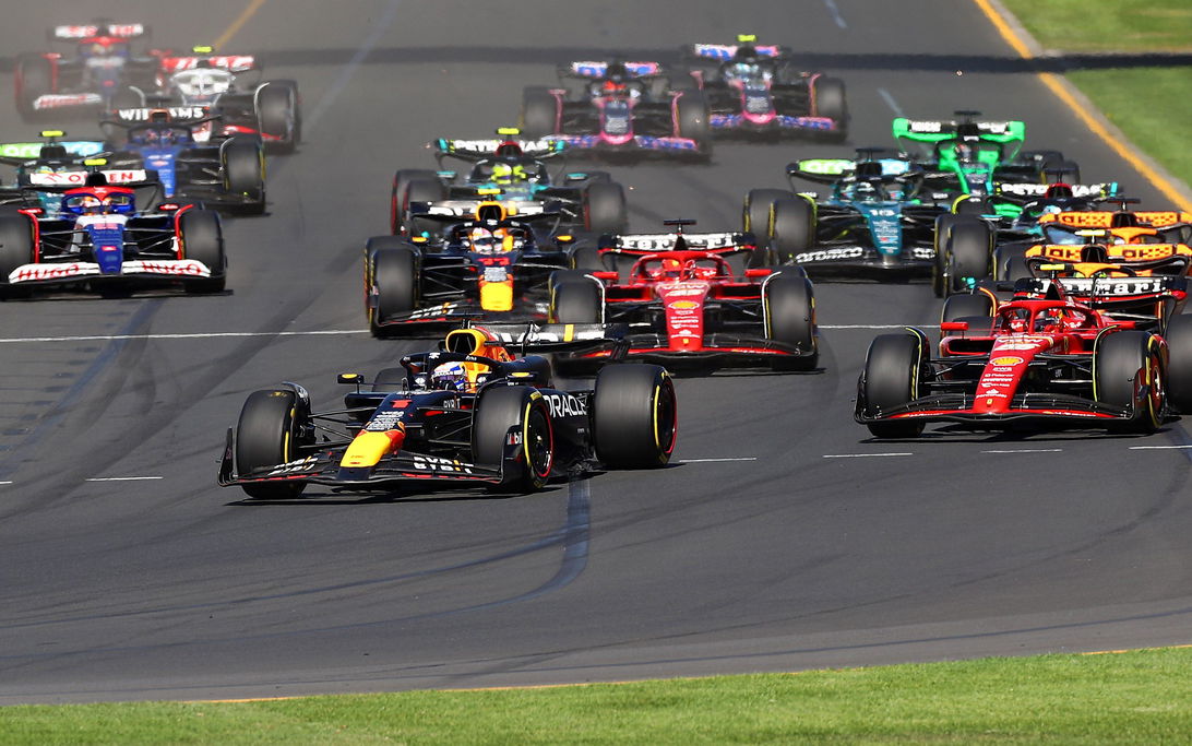 Verstappen start Australia 2024