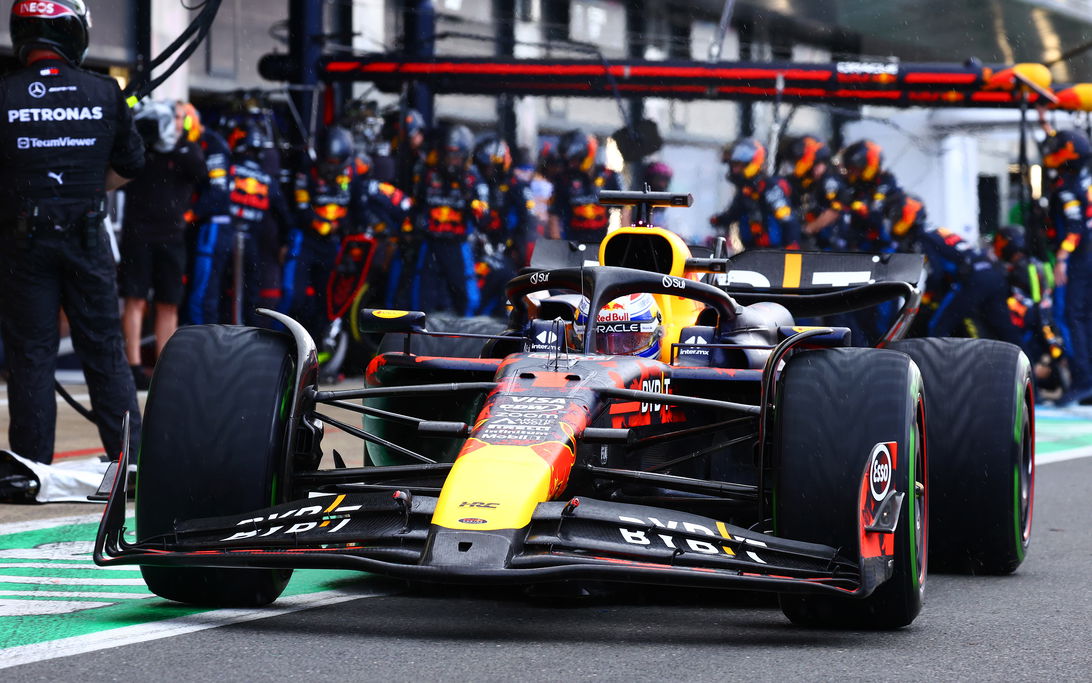 Verstappen wet race Silverstone