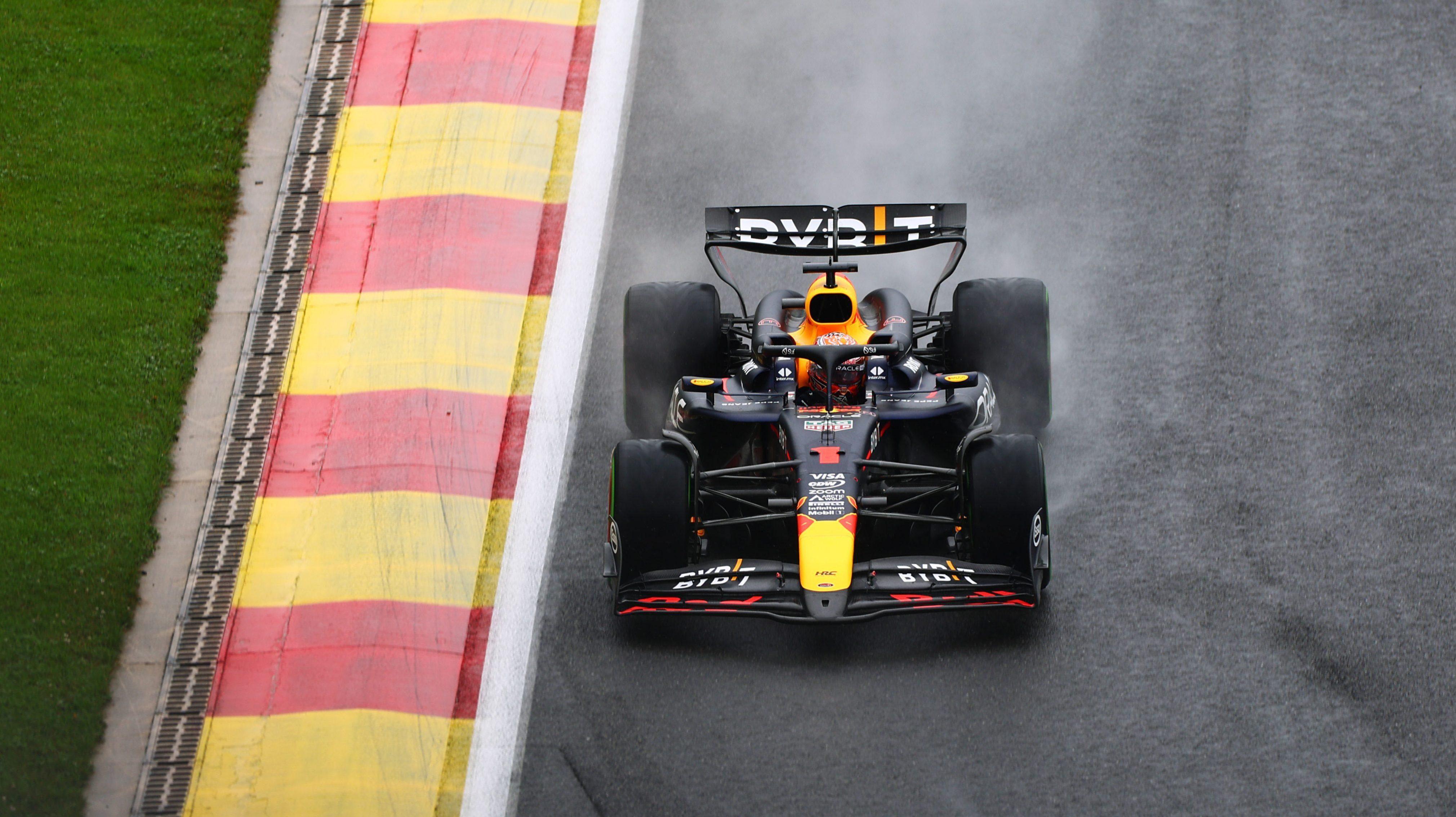 Verstappen FP3 Belgium wet