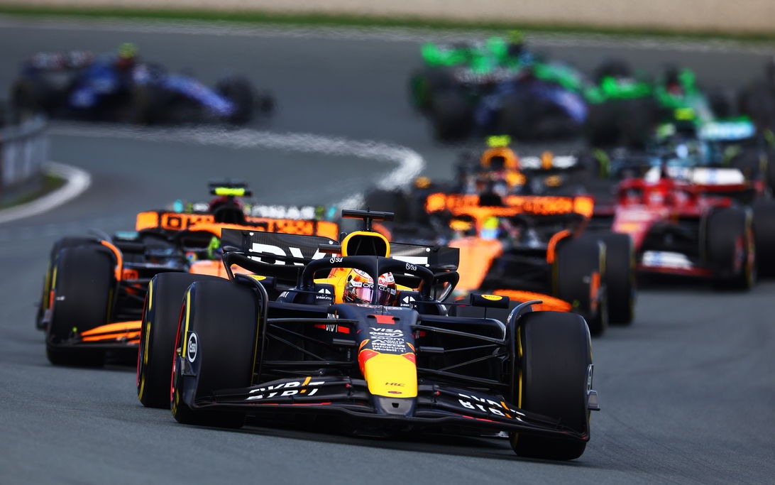 Verstappen Race start Zandvoort