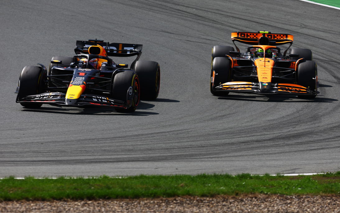 Verstappen Norris Race Zandvoort