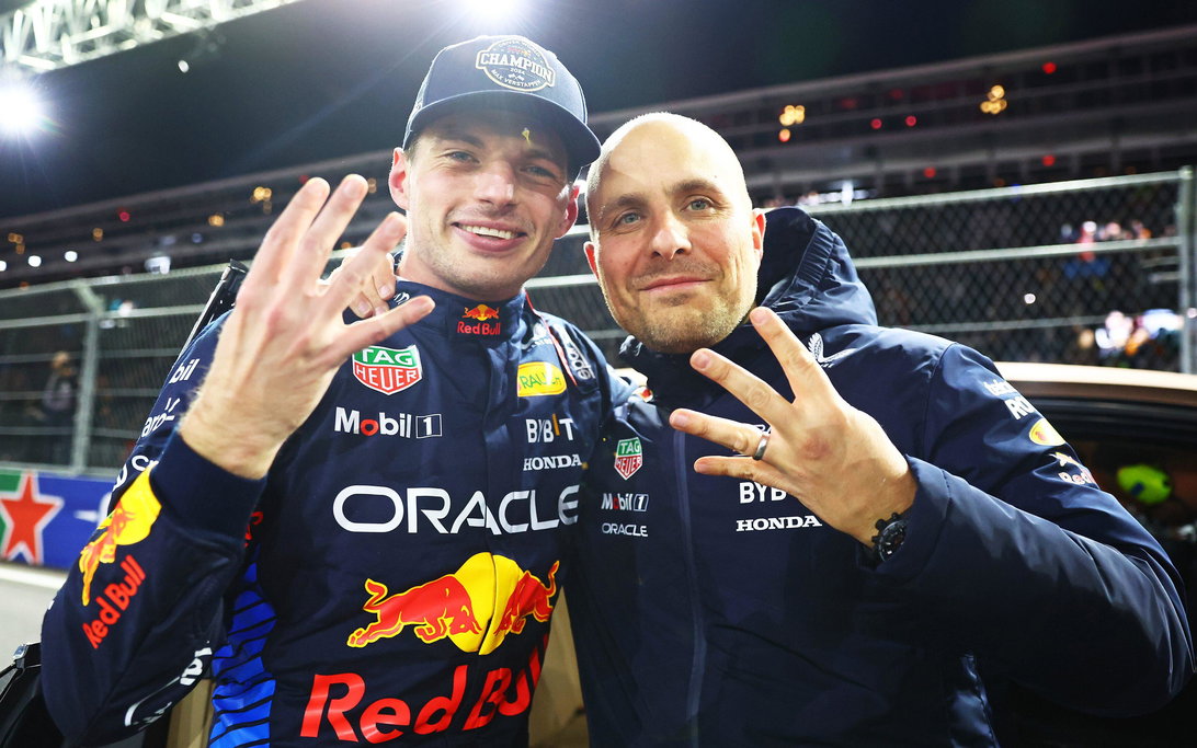 Verstappen Lambiase world champion Las Vegas