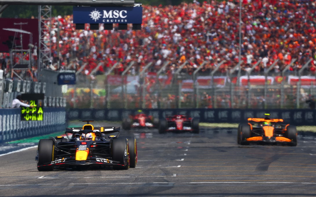 Verstappen Norris Imola race