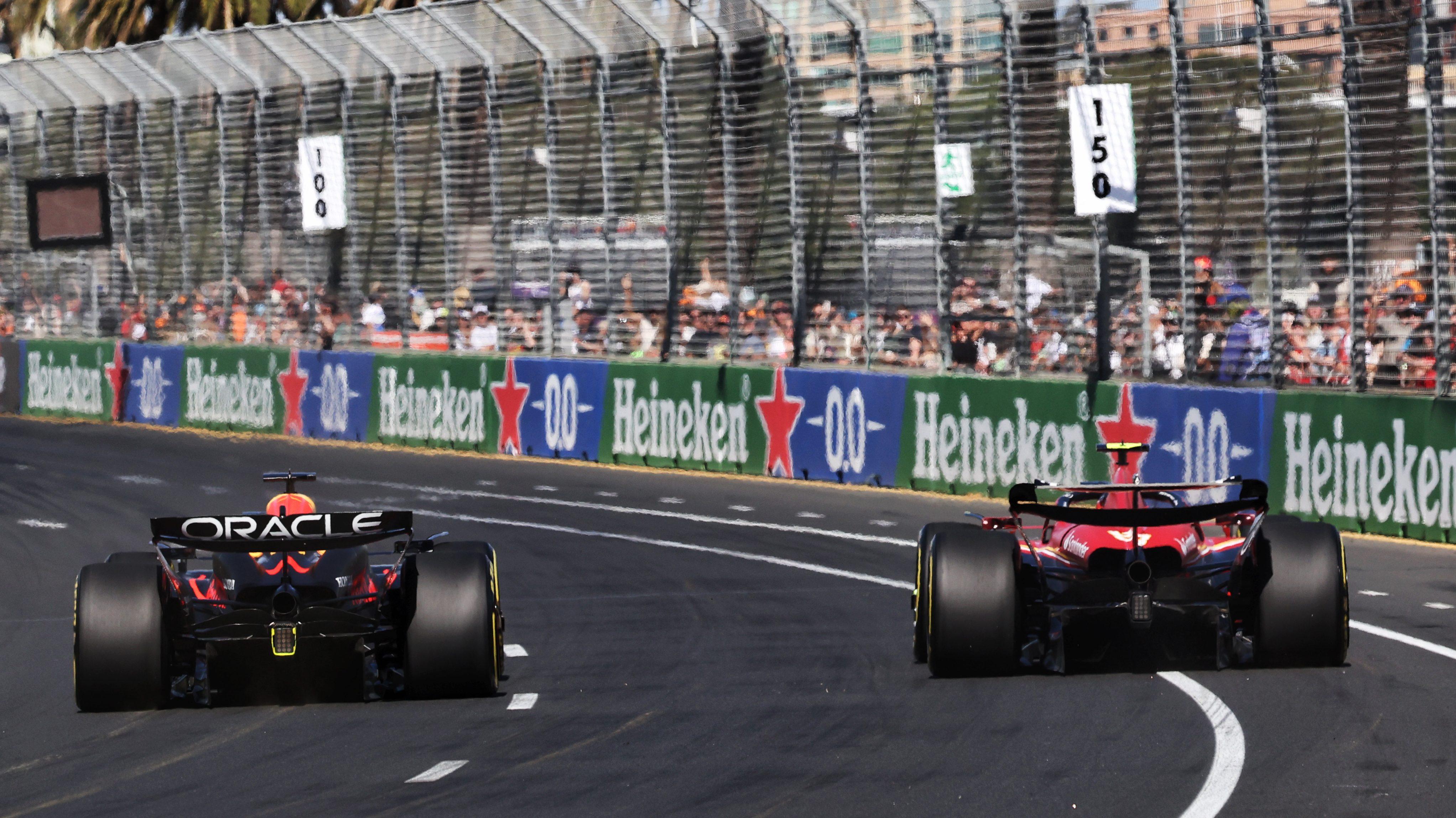 Sainz Verstappen Australia