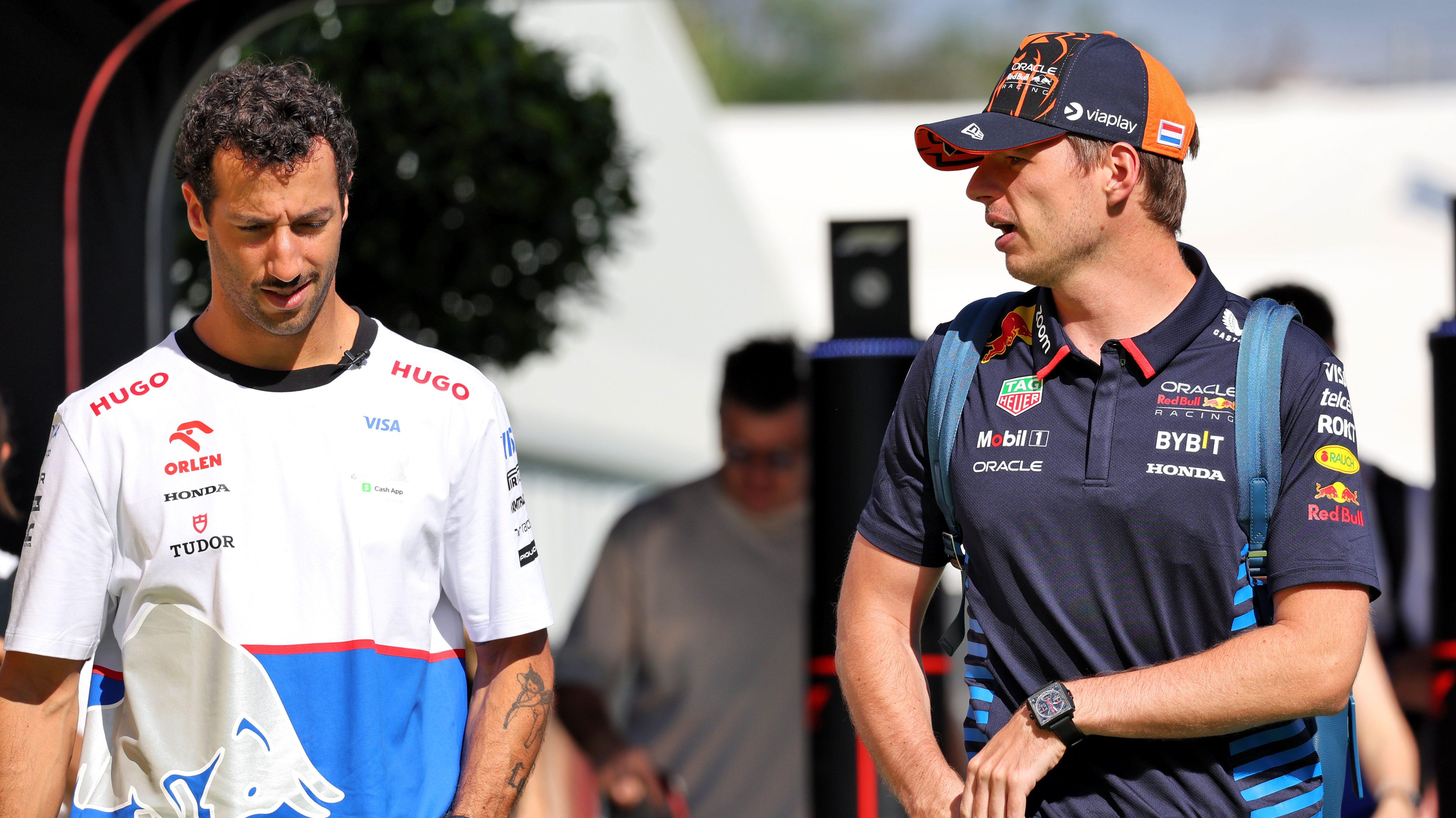 Verstappen Ricciardo Spain