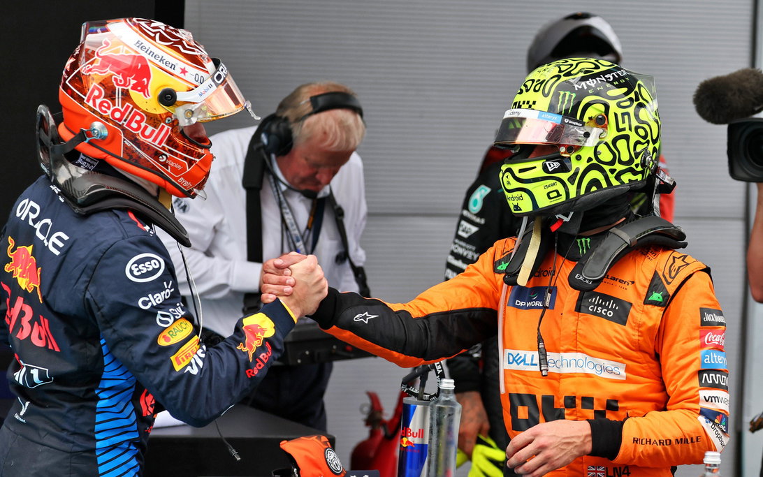 Verstappen Norris Spain