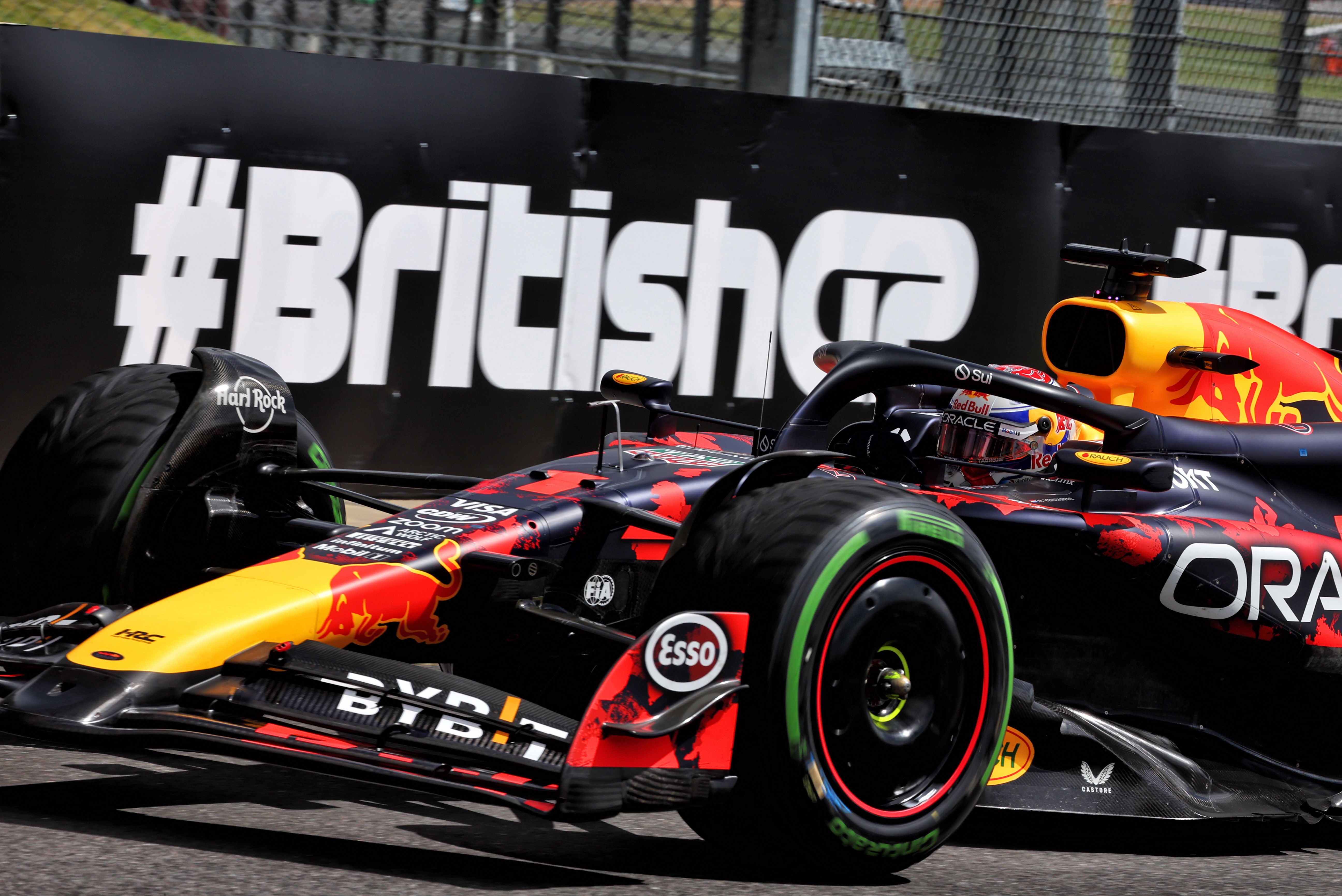Verstappen Wet Qualifying Silverstone