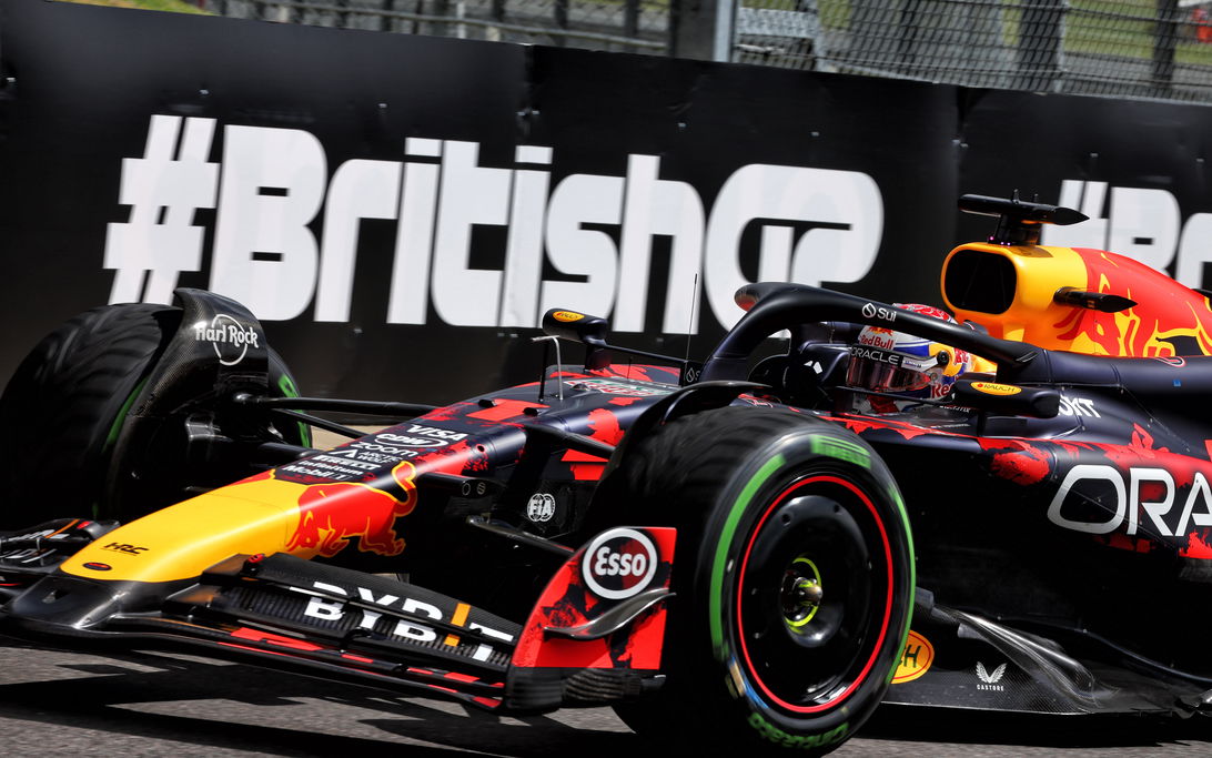 Verstappen Wet Qualifying Silverstone