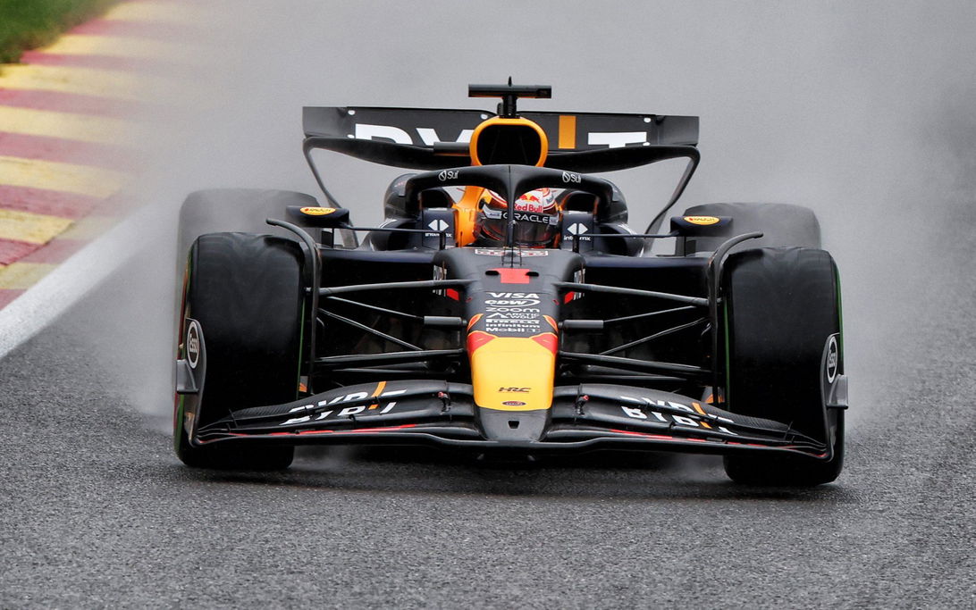 Verstappen FP3 Belgium wet