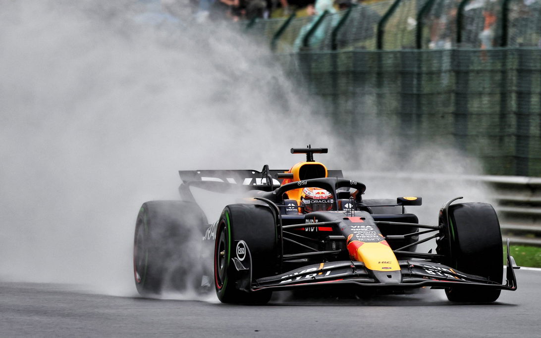 Verstappen FP3 Belgium wet