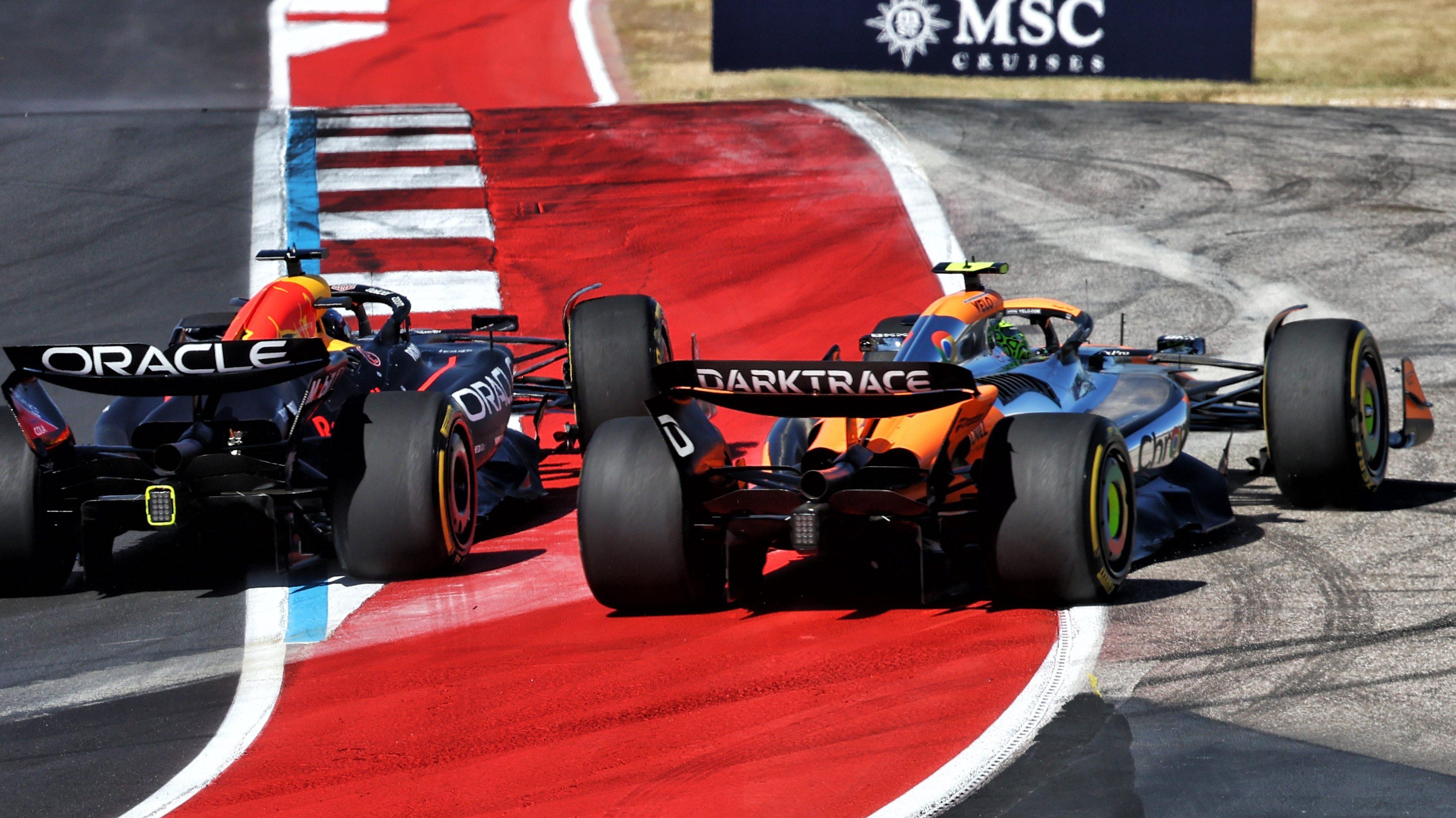 Verstappen Norris start USA