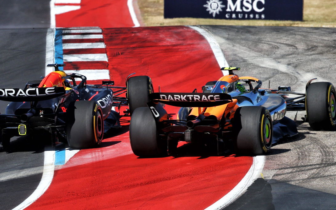 Verstappen Norris start USA