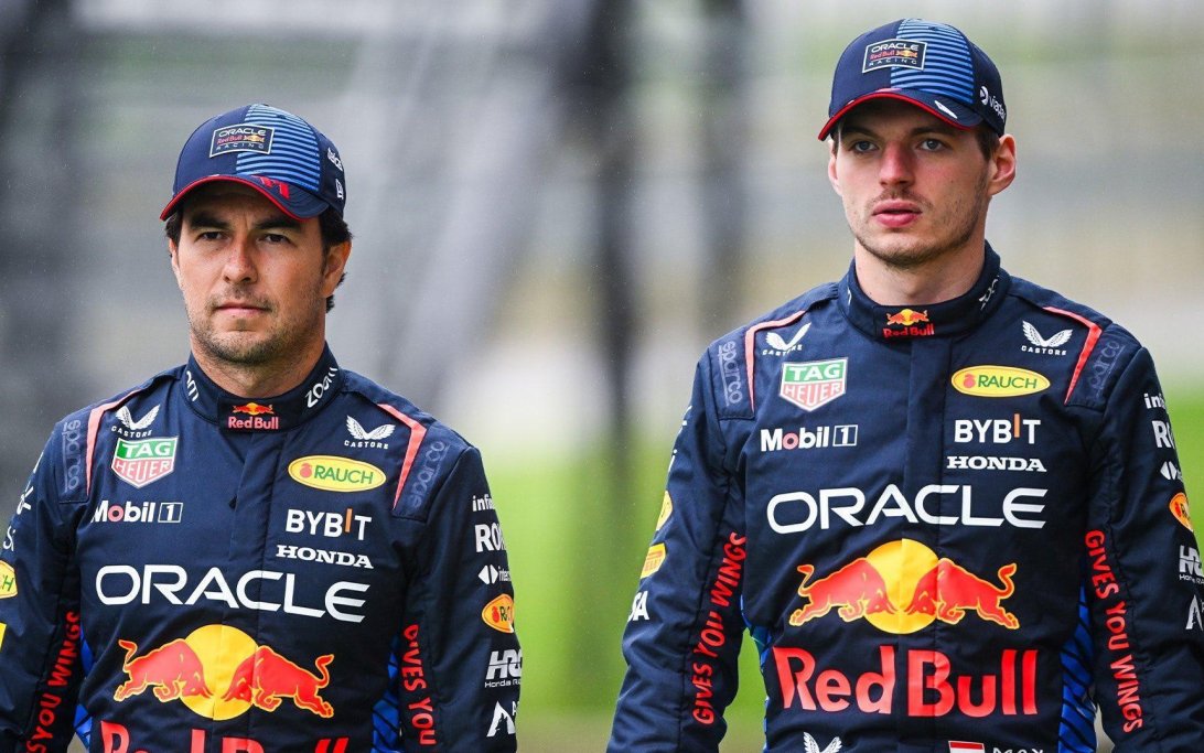 Verstappen Perez shakedown