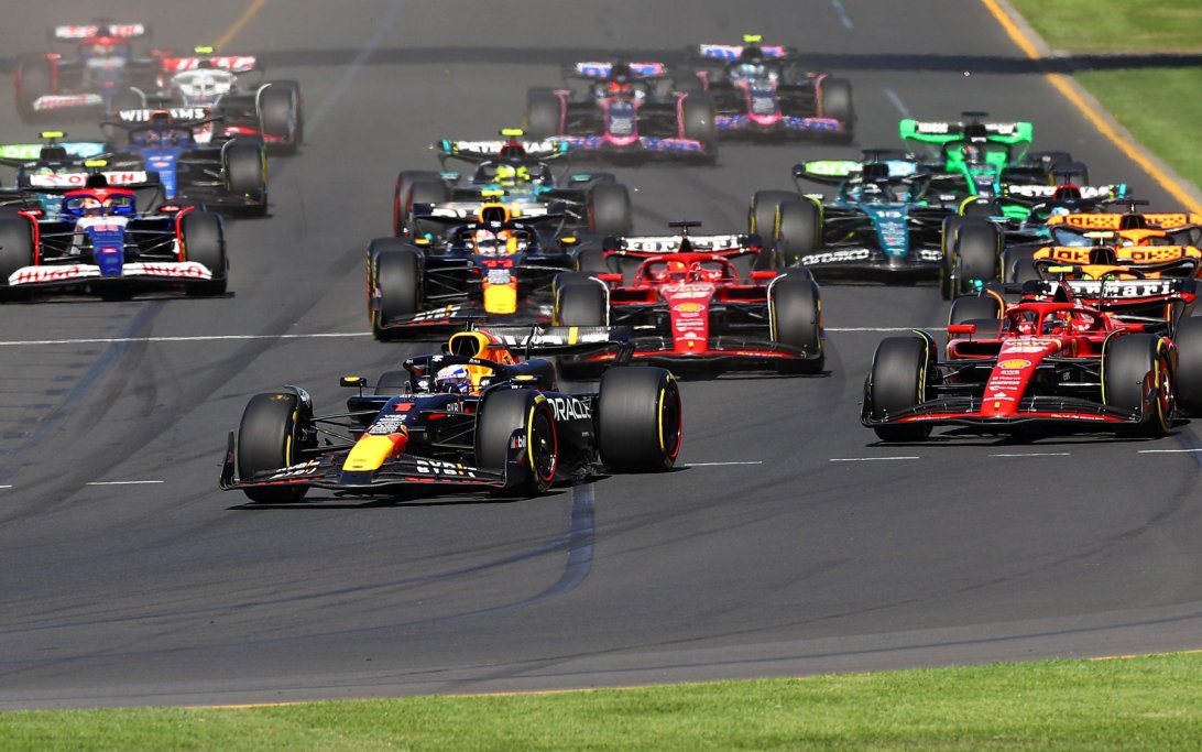 Verstappen start Australia 2024