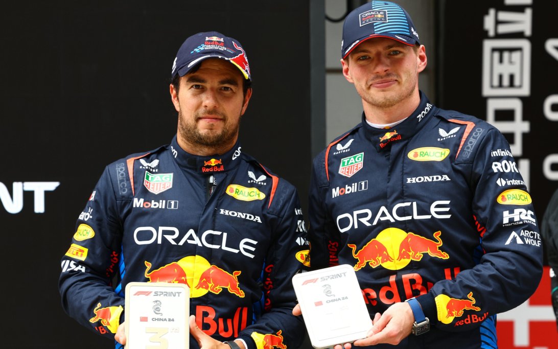 Verstappen Perez sprint China