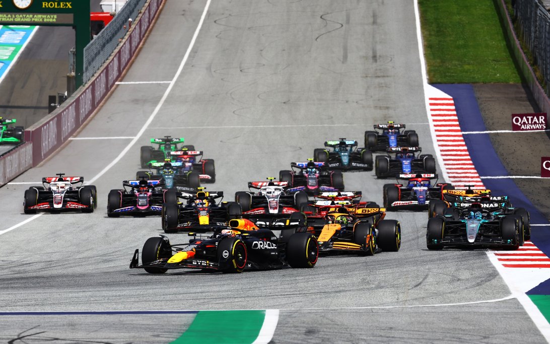 Verstappen Austria race start