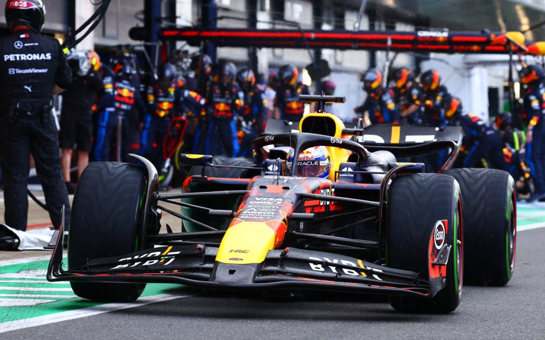 Verstappen wet race Silverstone