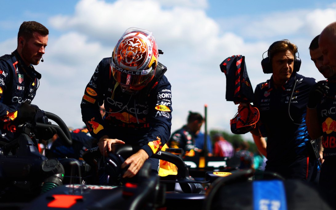 Verstappen Grid Hungary