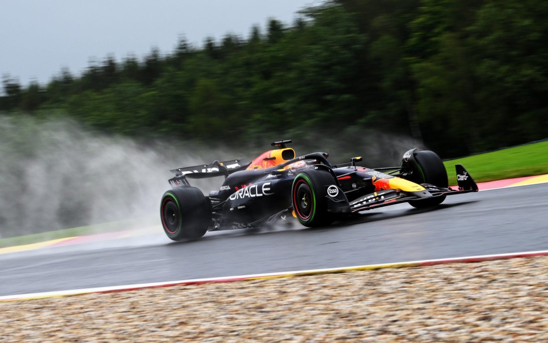Verstappen FP3 Belgium wet