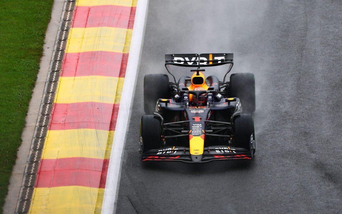 Verstappen FP3 Belgium wet