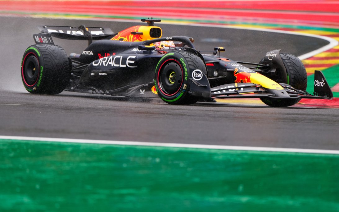 Verstappen wet Qualifying Belgium