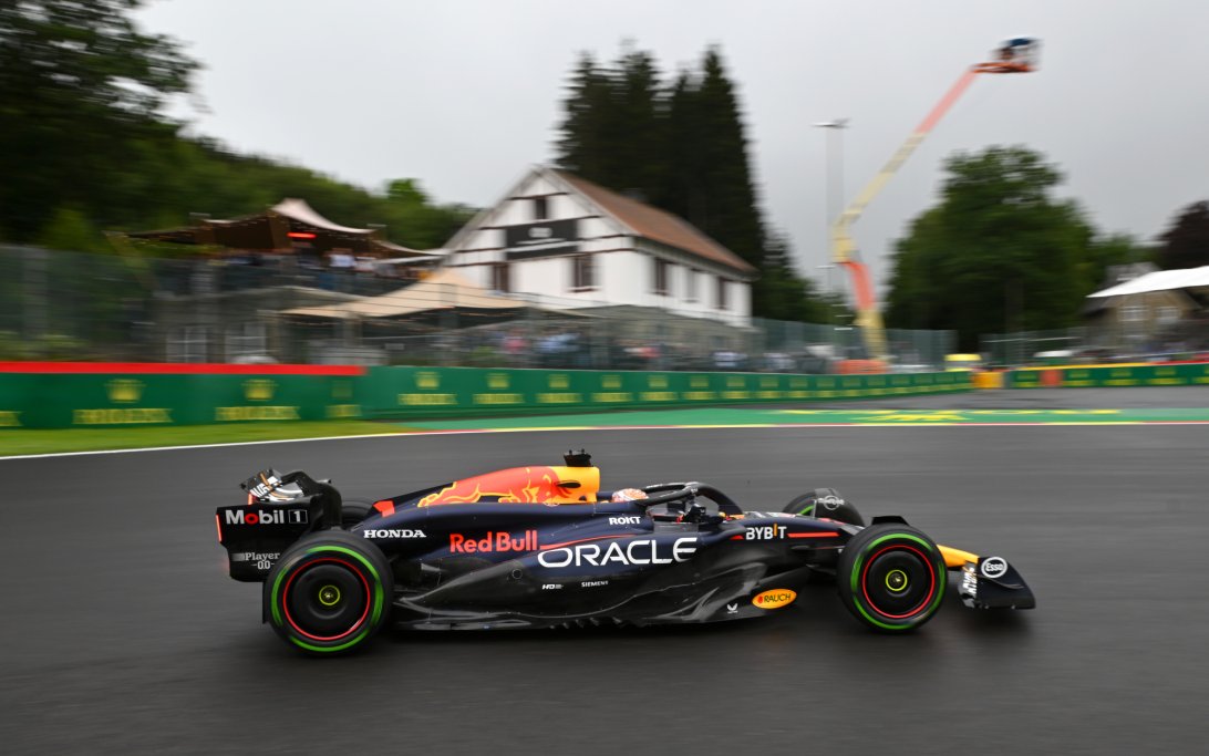 Verstappen wet Qualifying Belgium