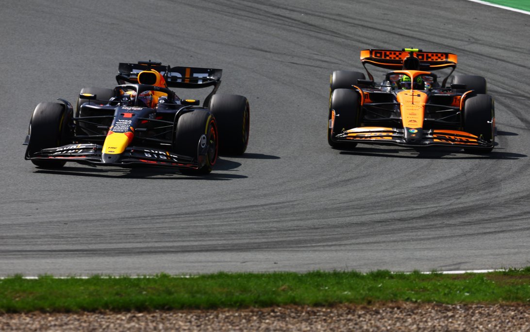 Verstappen Norris Race Zandvoort