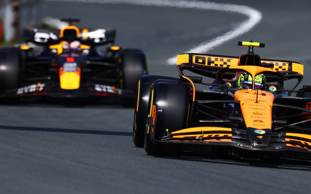 norris Verstappen race Zandvoort