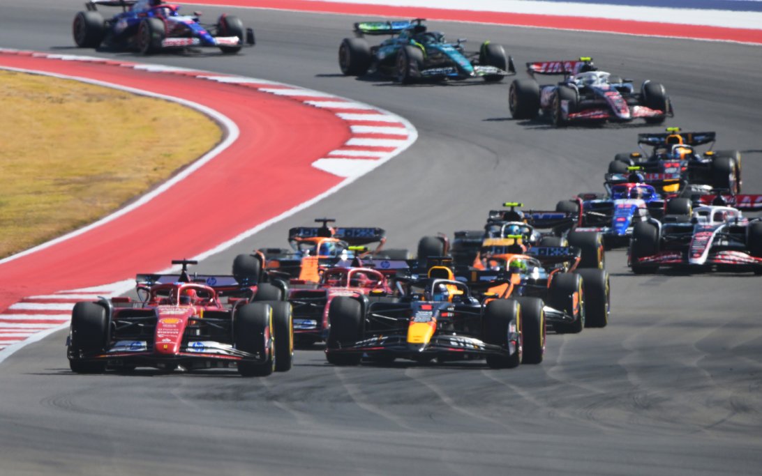 Leclerc Verstappen Austin