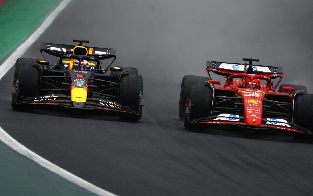 Verstappen Leclerc Brazilië