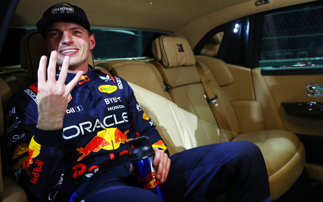 Verstappen 4 times World Champion Las Vegas 2024