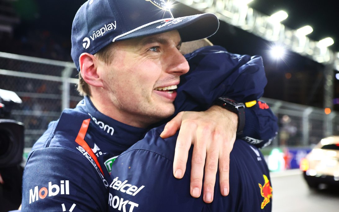 Verstappen Lambiase world champion Las Vegas