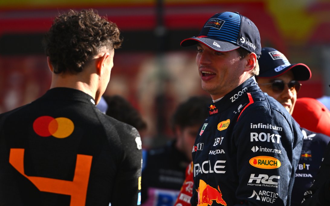 Verstappen Norris Abu Dhabi race day