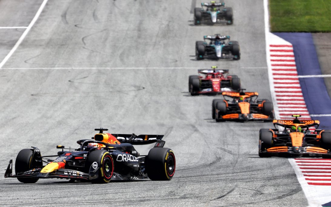 Verstappen austria sprint start