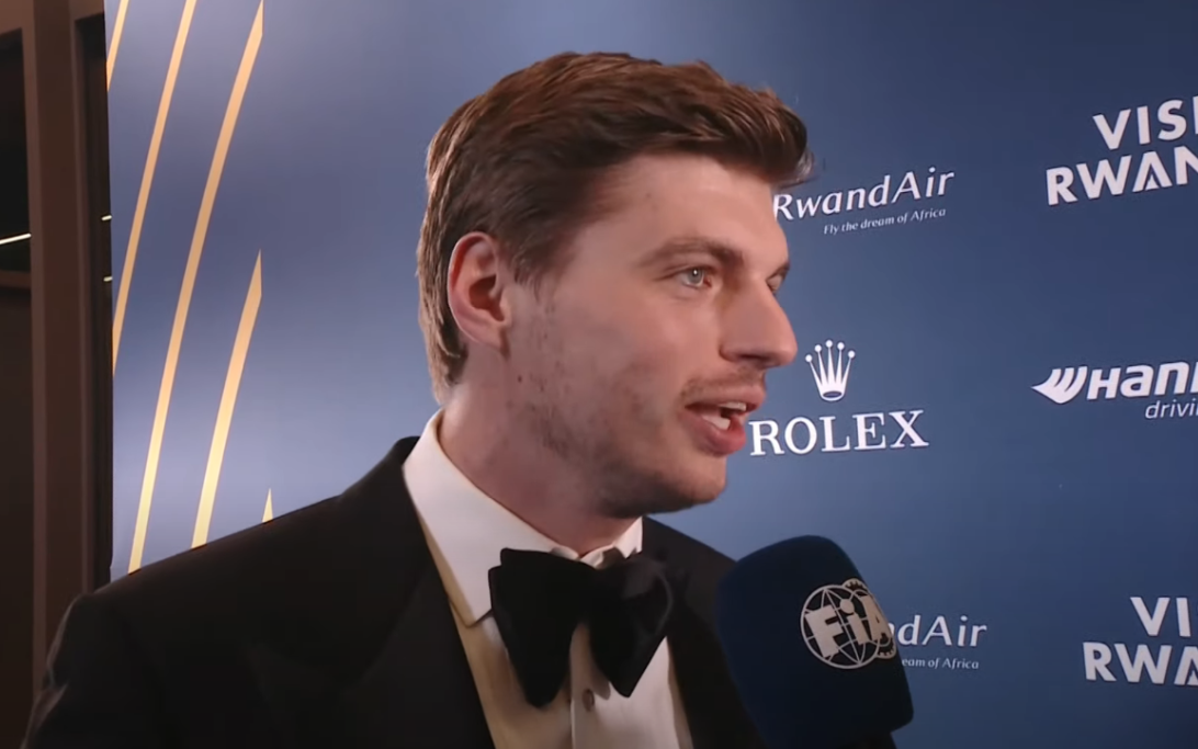 Verstappen FIA prize giving