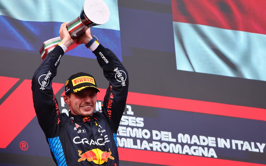 Verstappen podium Imola
