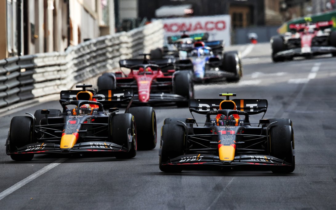 Verstappen Perez Monaco 2022