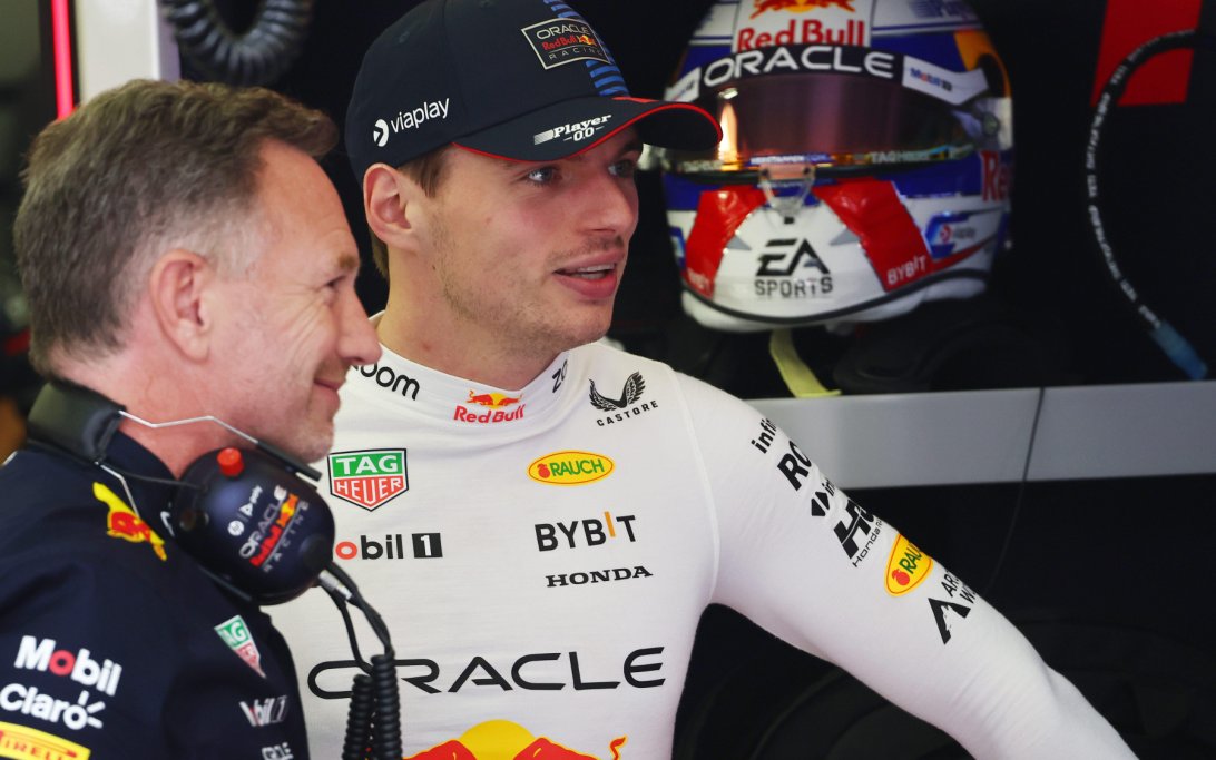Verstappen Horner Bahrain