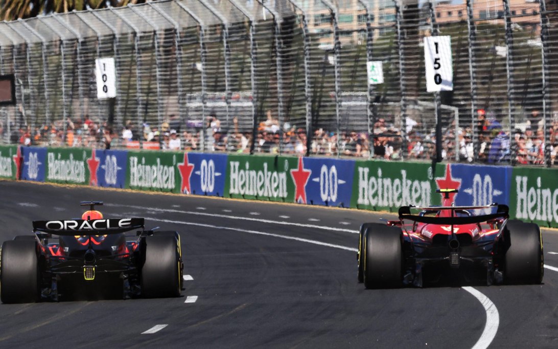 Sainz Verstappen Australia