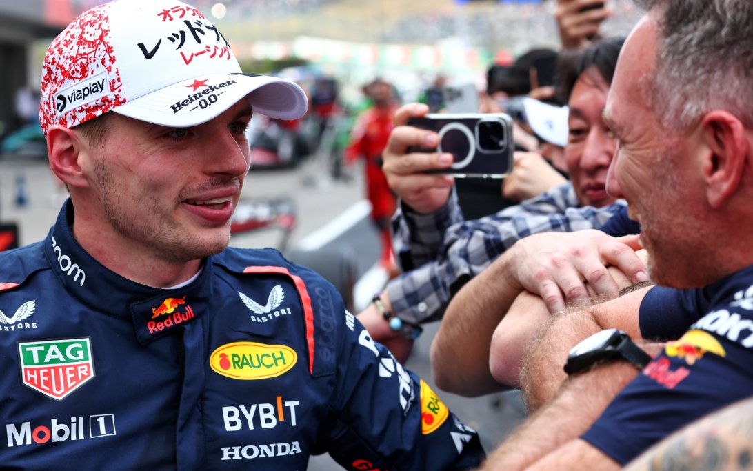Verstappen Horner Japan