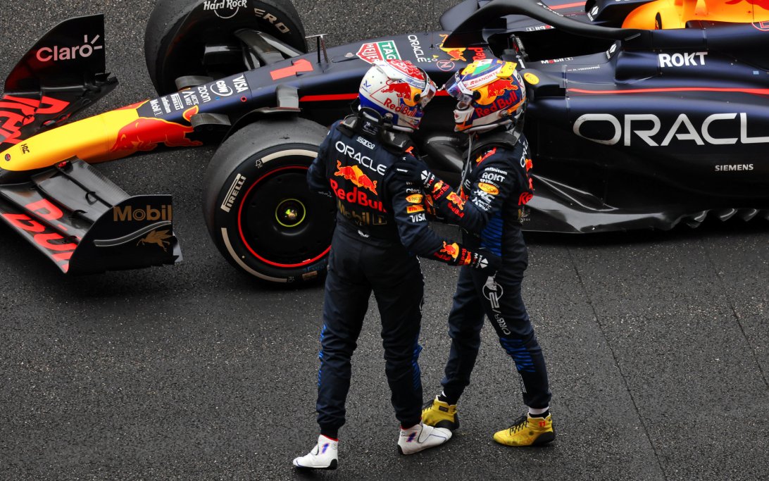 Verstappen Perez China