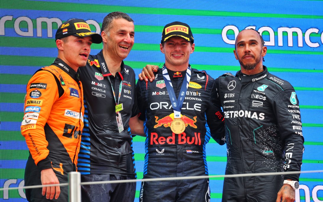 Verstappen podium spain