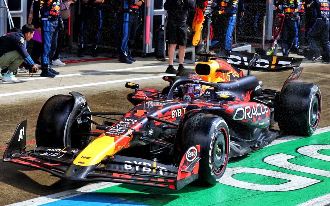 Verstappen Silverstone Wet