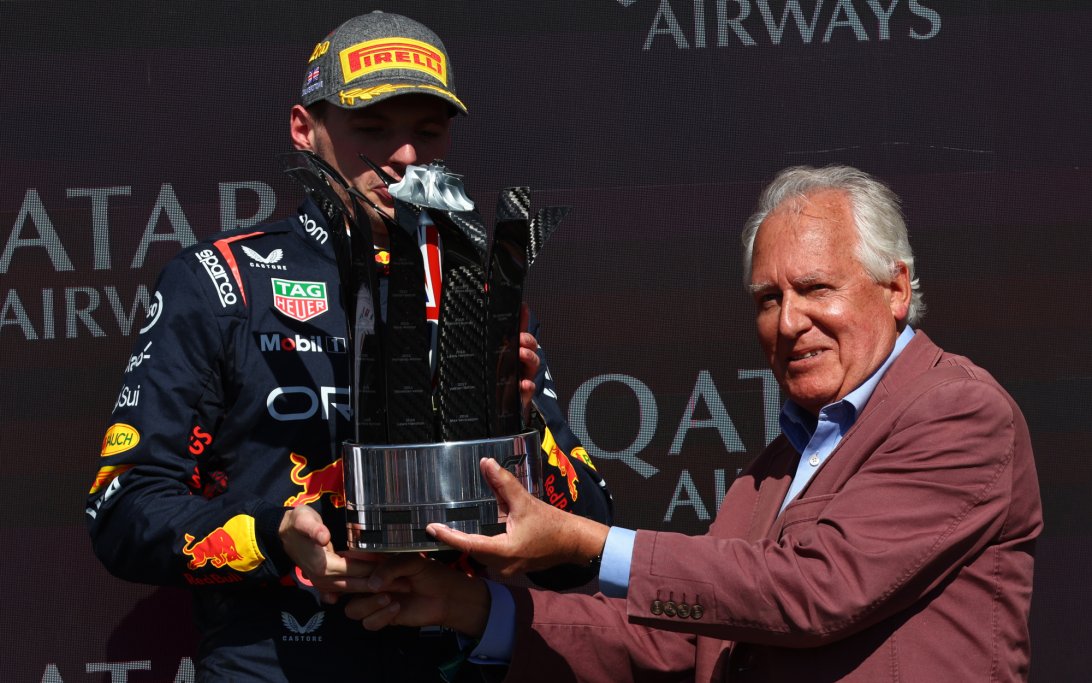 Verstappen podium Silverstone