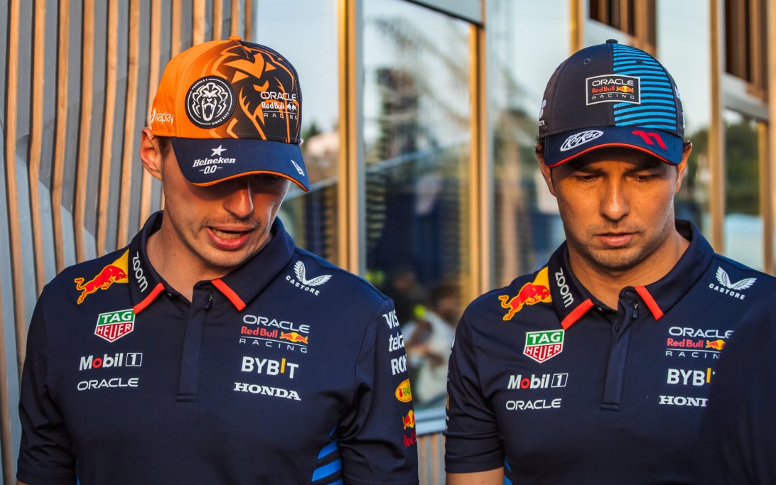 Verstappen Perez Hungary