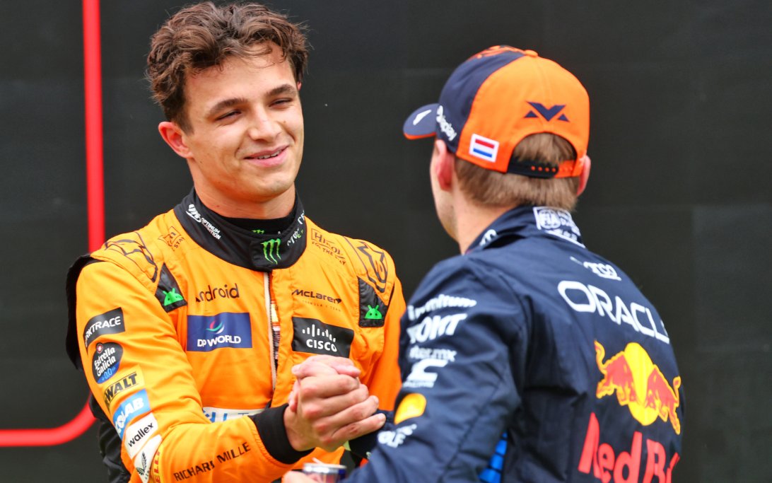 Verstappen Norris Qualifying Hungary