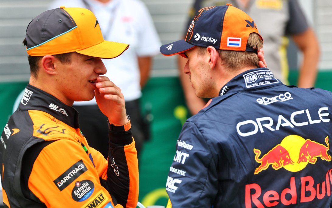 Verstappen Norris Qualifying Hungary