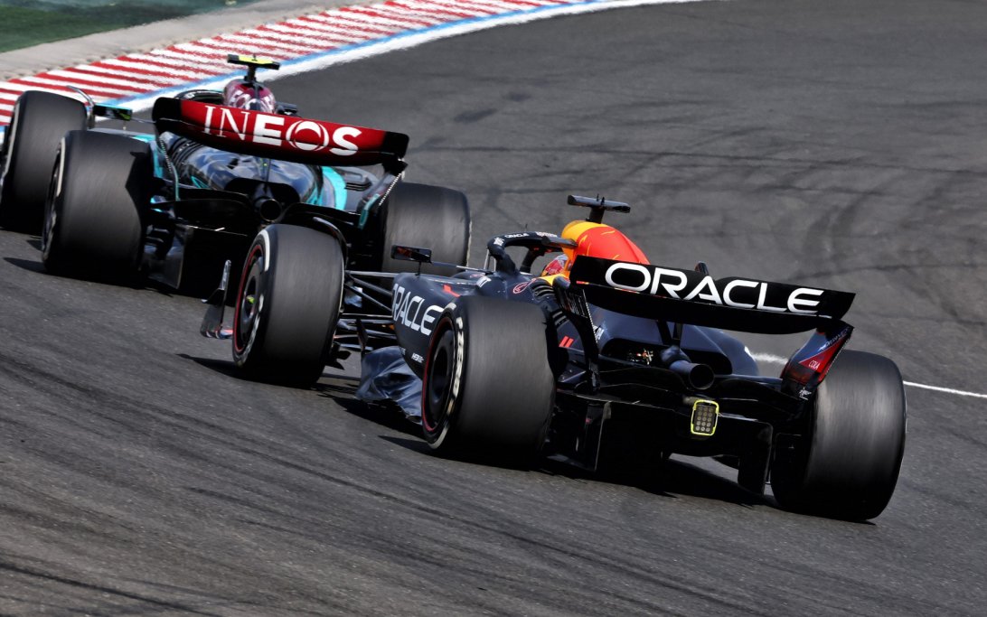 Verstappen Hamilton Hungary