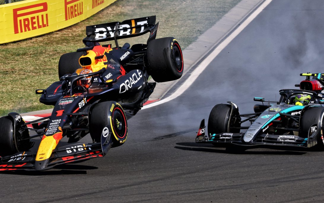 Verstappen Hamilton Hungary